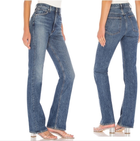 Agolde Denim - AGOLDE Womens Organic Cotton Vintage Flare Jeans Size 28